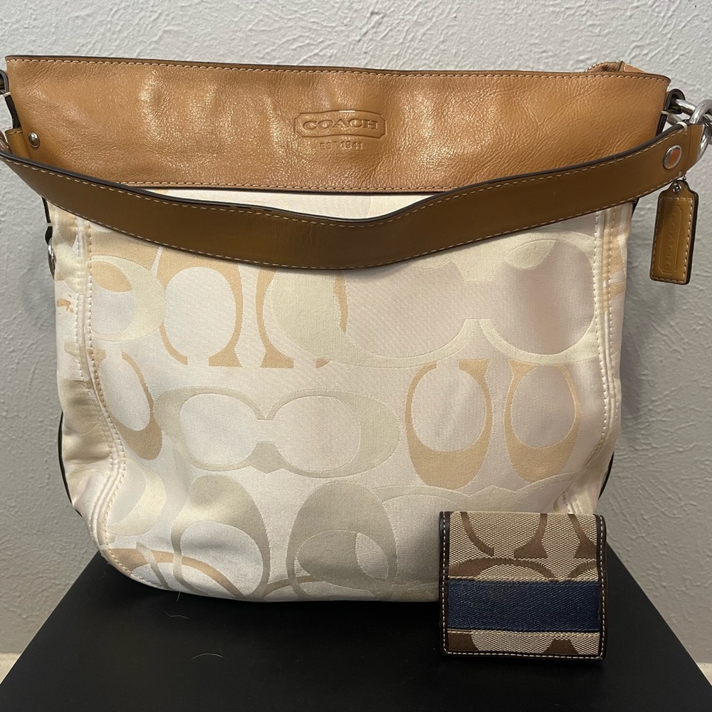Vintage Coach Signature Hobo Bag
